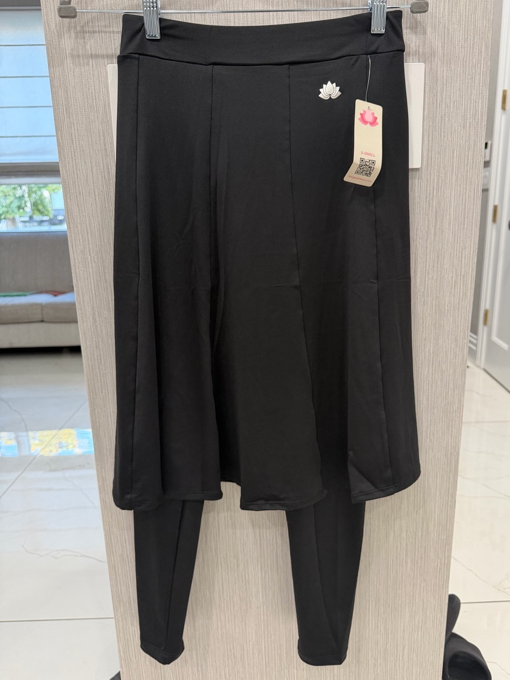 Women's ankle ballet snoga Black Skirt legging 26’’
